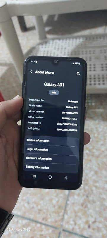 Samsung A01 non pta 2/16 4