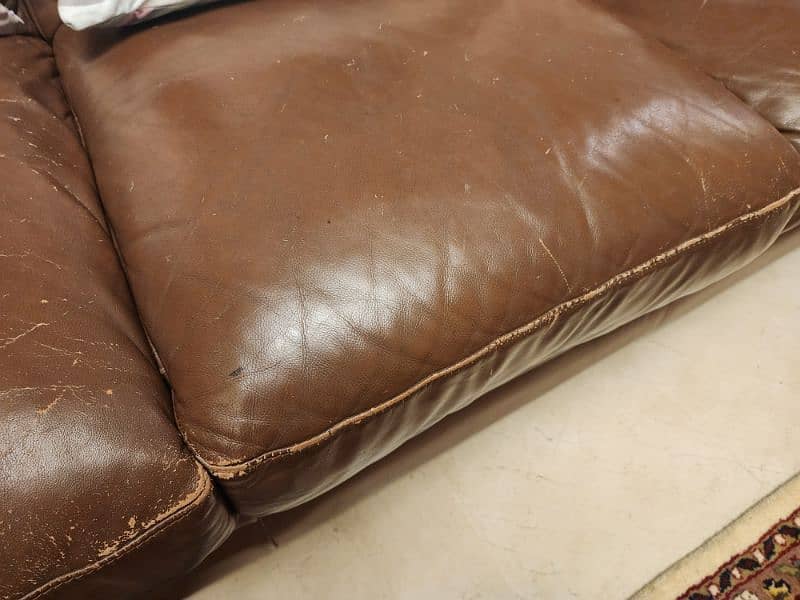 LAZYBOY Leather Sofa Set 3+2+1 4