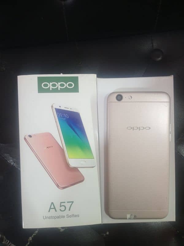 oppo A57 (4/64) ram with box lush condition 10/10 1