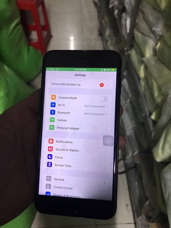 iPhone 7plus PTA aprov 128gb 2