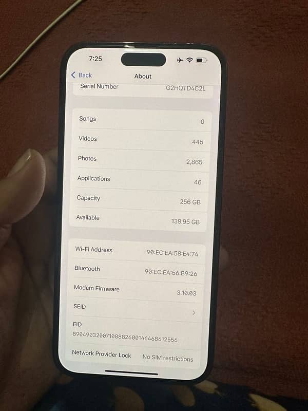 IPhone 14 pro max 256 gb (NON PTA) 10