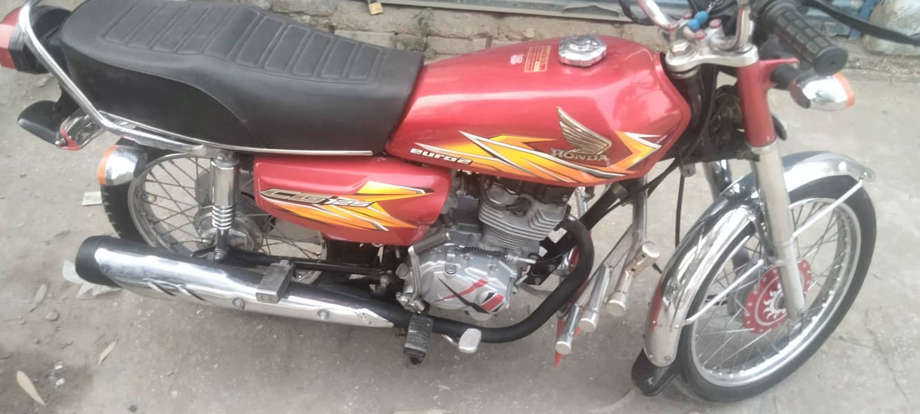 Honda 125 Red colour 2021 model unregistered 1