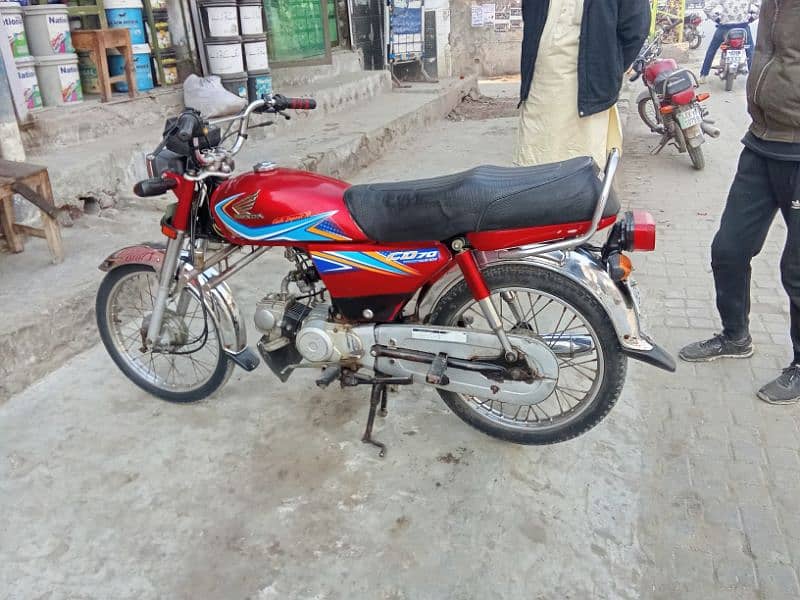 Honda CD 70 red 2019 model registered 2024 2