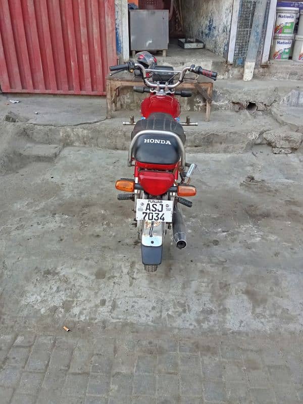 Honda CD 70 red 2019 model registered 2024 3