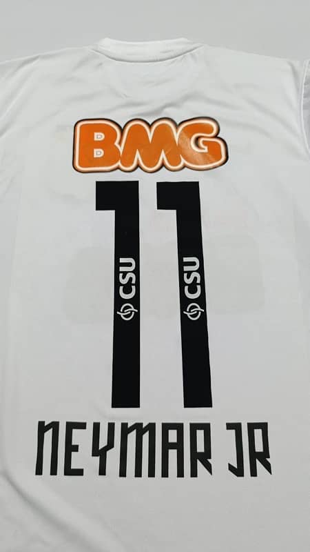 Santos 2011/12 Neymar Jersey White Medium Size 1