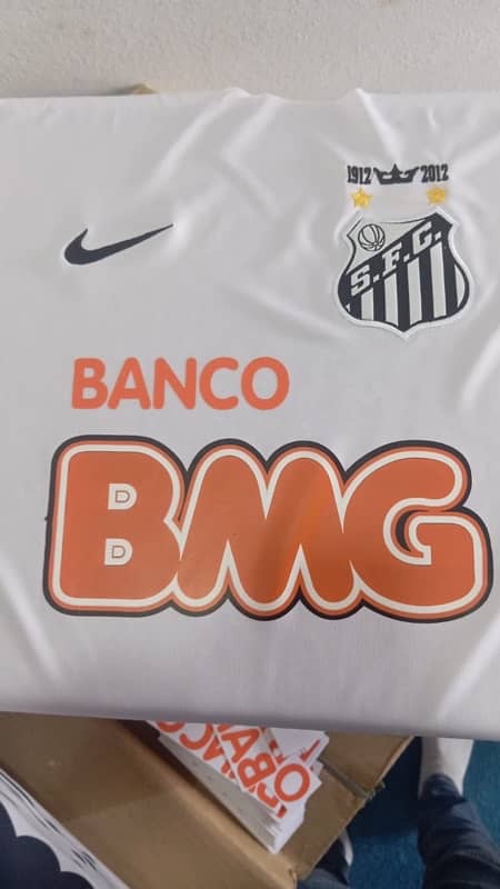 Santos 2011/12 Neymar Jersey White Medium Size 2