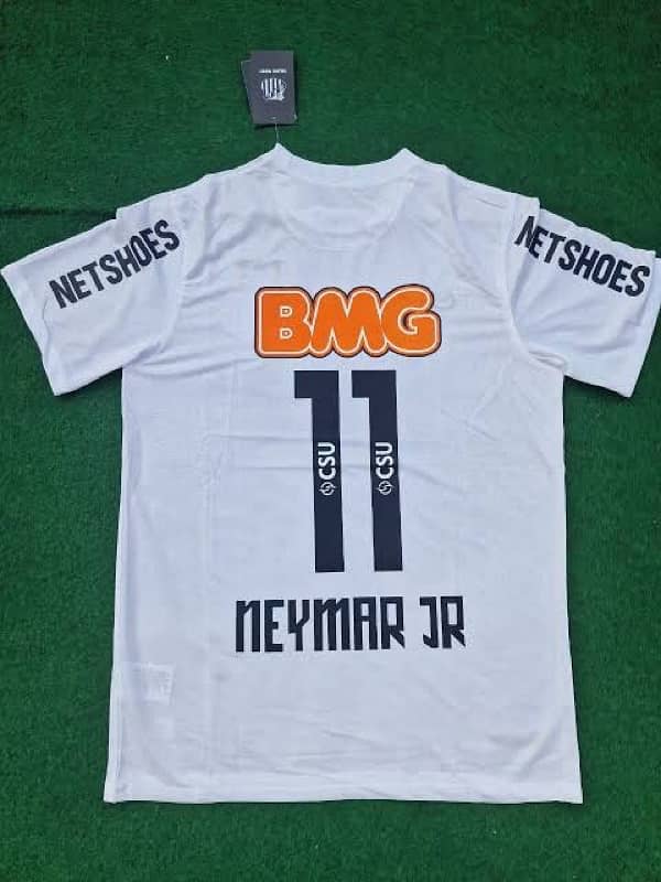 Santos 2011/12 Neymar Jersey White Medium Size 4