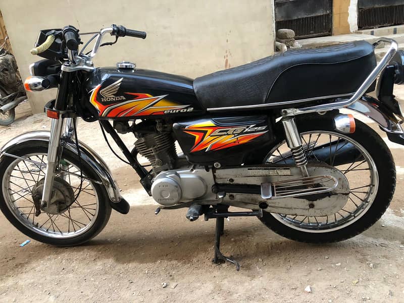 Honda CG 125 2021 Karachi nmbr urgent sell 1