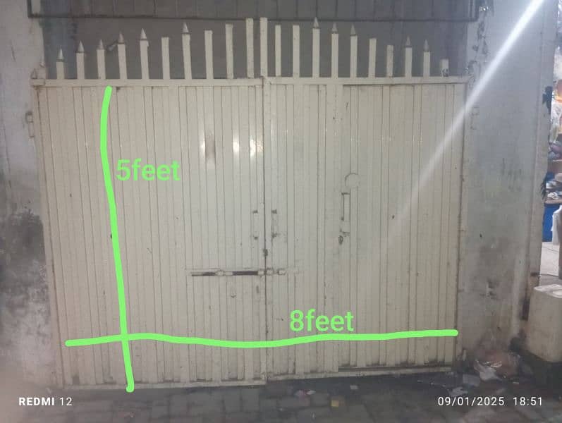 Gate iron main door 8×5 feet 0300/4941300 2