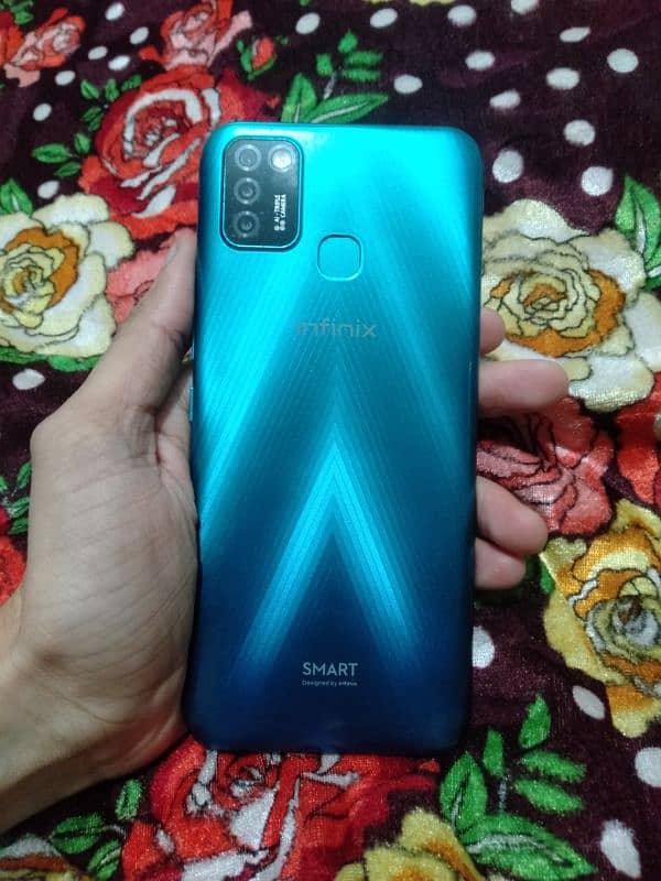 URGENT SALE inifinix smart 5 withbox 3/64 fingerok dual pta03045341348 5