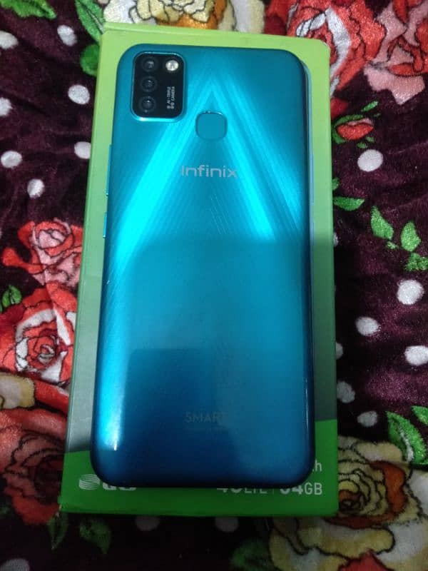 URGENT SALE inifinix smart 5 withbox 3/64 fingerok dual pta03045341348 6