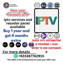 IPTV package and resseler panel available