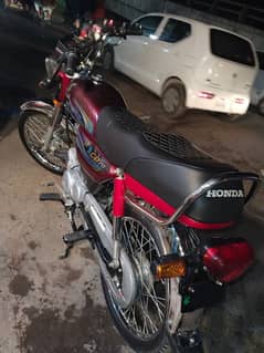 Honda CD 70 2024 in new Condition urgent sale