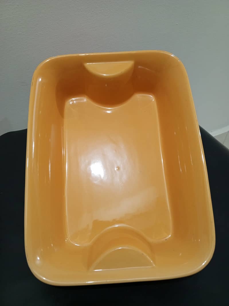 Tray Set Melamine (Orange) 4