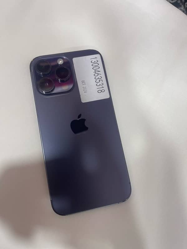 I phone 14 pro max 256 gb dual sim approved 0