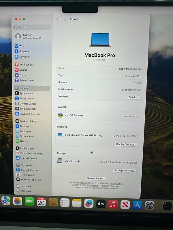 Macbook M1 Pro 7