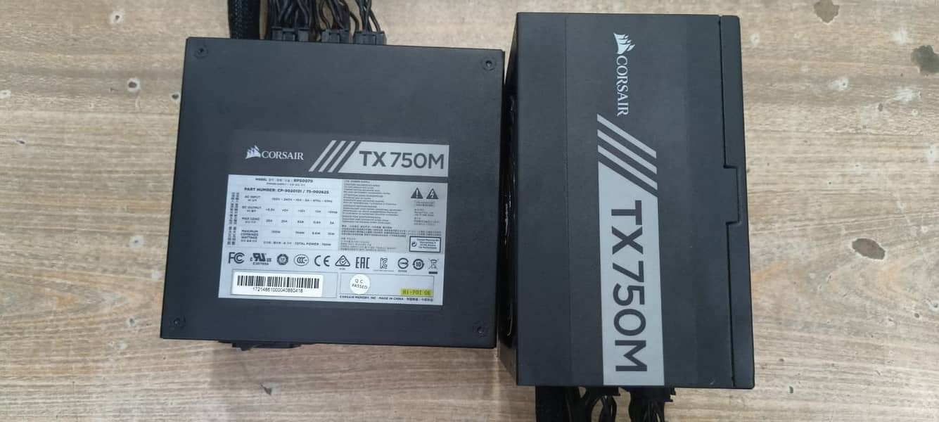 TX-M Series™ TX750M — 750 Watt 80 Plus® Gold Semi Moduler Power supply 0