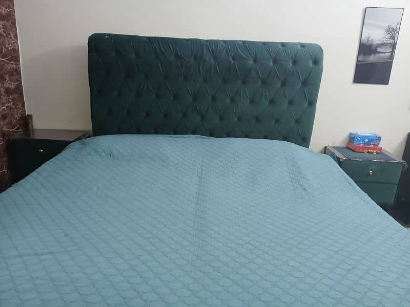 sea green king size bedroom  set 6