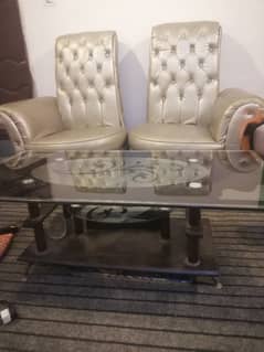 Sofa set with table