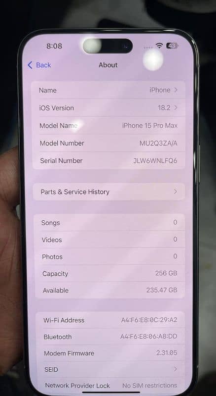 iphone15promax pta approved 256 gb natural titanium 2