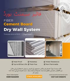 FIBER CEMENT BOARD/GYPSUM BOARD/PARTITION/GLASSWOOL/INTERIOR/EXTERIOR