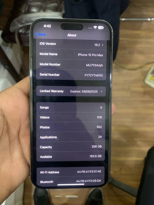 Iphone 15 Pro Max 256 gb Non Pta 7