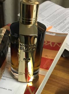 mancera black prestigium (oud) based fragrance almost new.