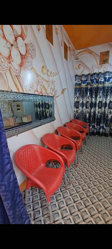 jewelry shop stoke for sale. chairs,counter,metal safe,wall grass,flow 2