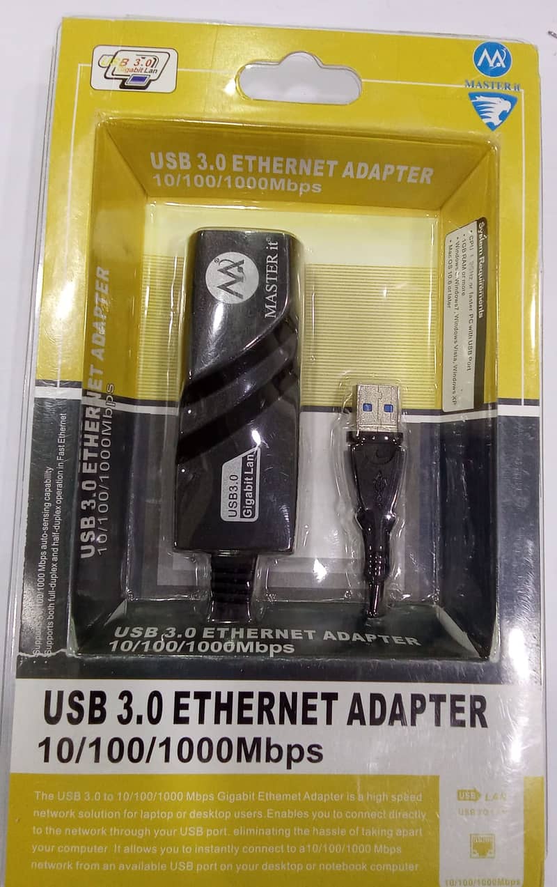 USB 3.0 ETHERNET ADAPTER 10/100/1000Mbps 0