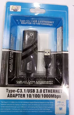 USB 3.0 ETHERNET ADAPTER 10/100/1000Mbps