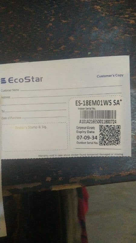 ECOSTAR 1.5 Ton Inverter A. C 4