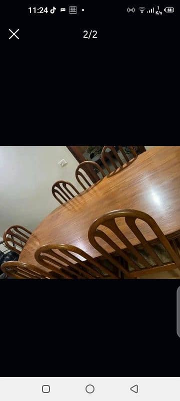 Dining table 8 seater good quality 0