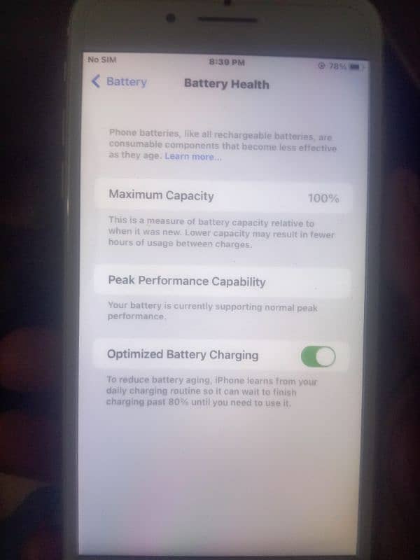 iphone 7 plus non pta 32gb panel change and bateery new installed 6