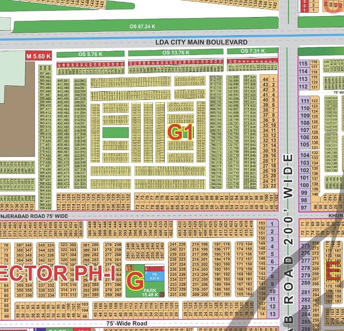 5 Marla Plot For Sale In Block G1, LDA City Lahore 1