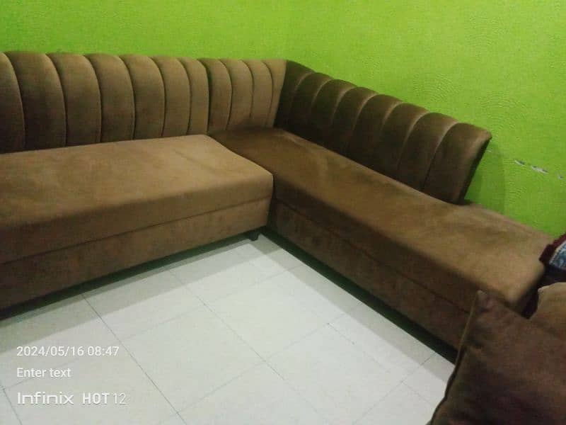 L shape sofa set only 6 month before purchasing 2