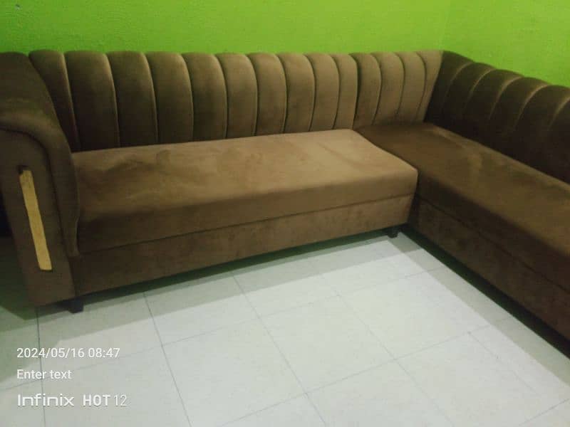 L shape sofa set only 6 month before purchasing 3