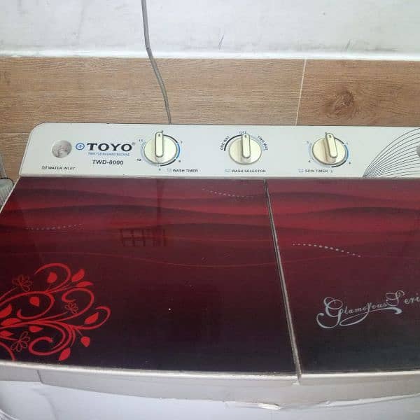 toyo dual tub washer dryer fully working 2