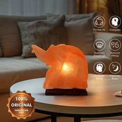 Elephant Shaped 100% Pure Himalayan Salt Lamp From Khewra Salt Mine