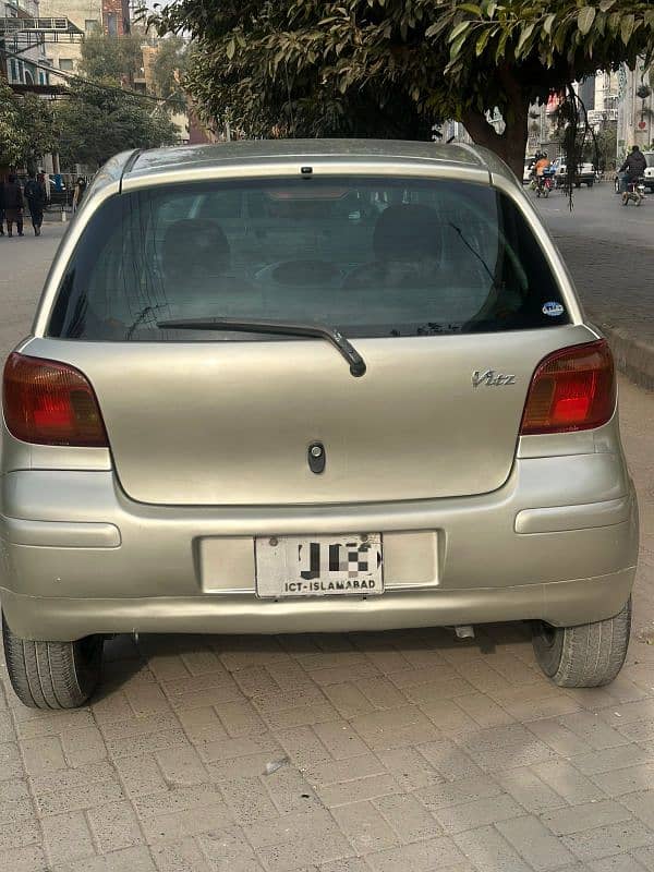 Toyota Vitz 2003 model Islamabad number 1