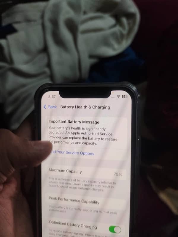 iPhone XS condition 10by8.5 nice phone 13