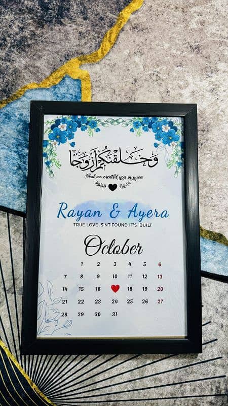 Birthday and anniversary Costumized frames 4