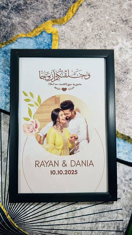 Birthday and anniversary Costumized frames 5