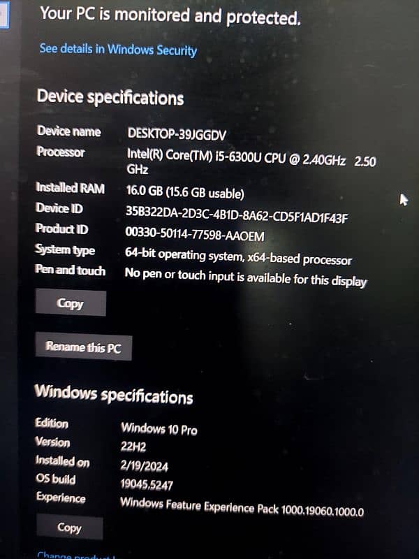 Dell i5 6th generation laptop 2