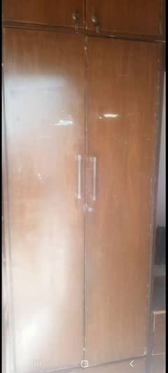 Four Door Wall Wardrobe with Mirror For Sales