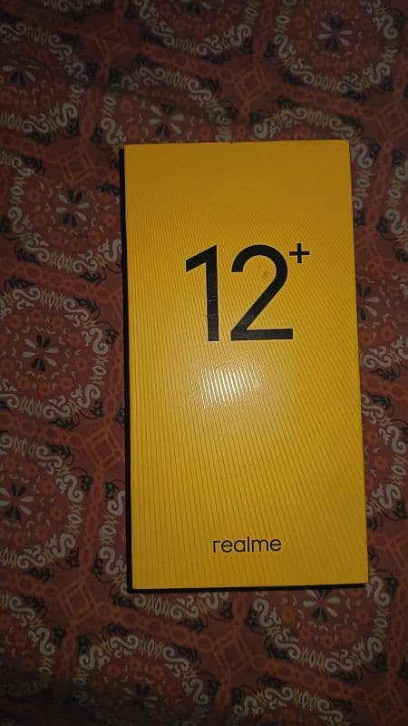 Realme 12 puls with box 3 months used kea he 8