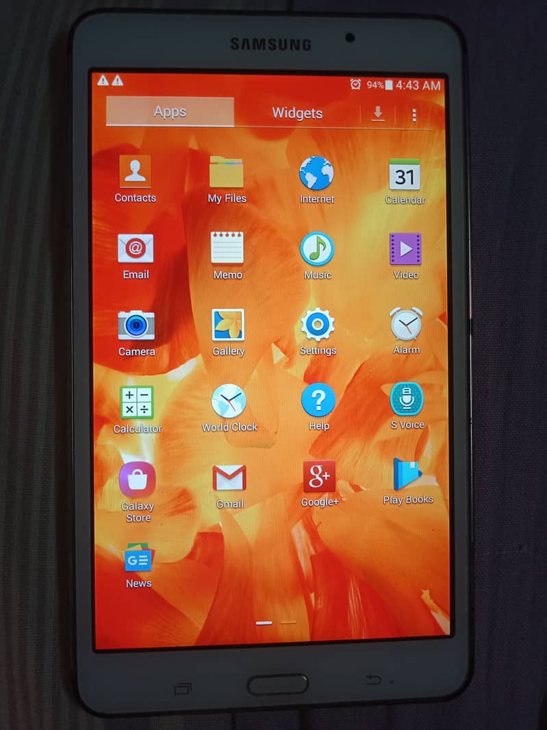 tab 4. Samsung Galaxy 1