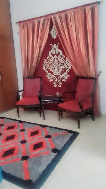 Furnished Room Bill Include in Rent Available in House For Single Lady in DHA PH 1 1