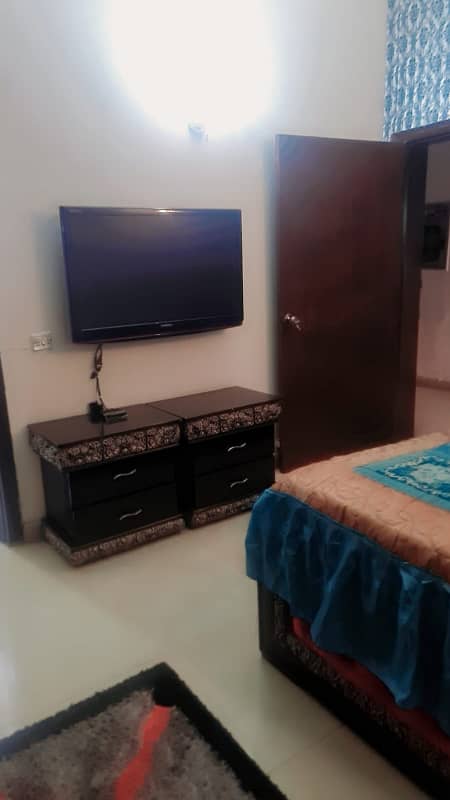 Furnished Room Bill Include in Rent Available in House For Single Lady in DHA PH 1 4