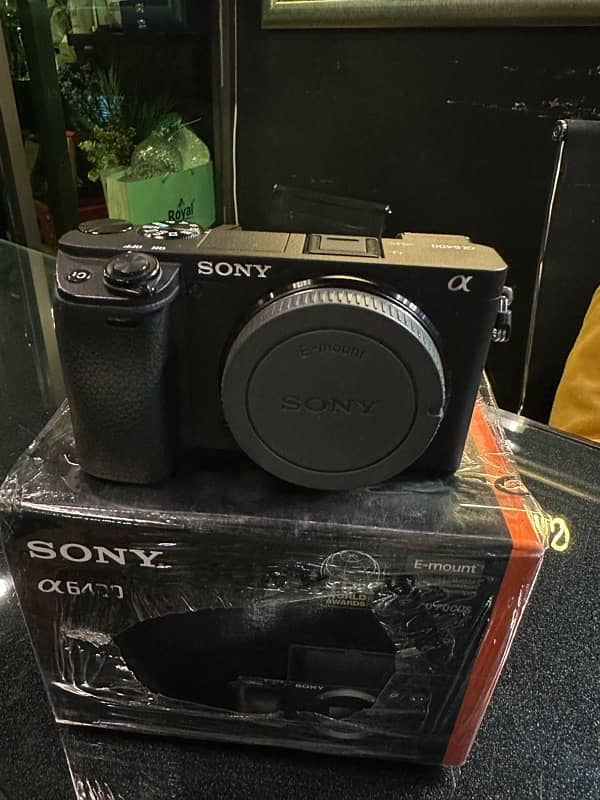 Sony A6400 body mint condition with box and all accessories 1