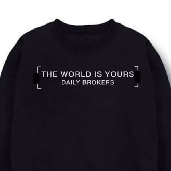 Sweatshirt - Black - Fleece 1